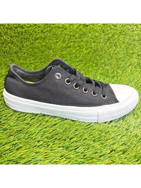 Converse Chuck Taylor All Star‎ II OX Boys Size 5Y Black Athletic Shoes Sneakers